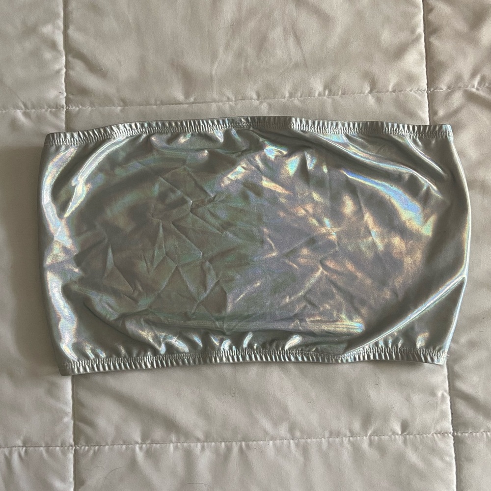 holographic crop top